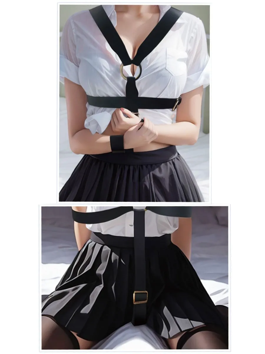 Adjustable Strappy One Piece Harness