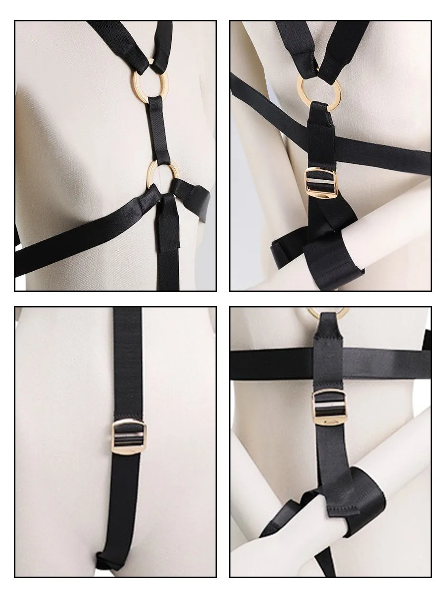 Adjustable Strappy One Piece Harness