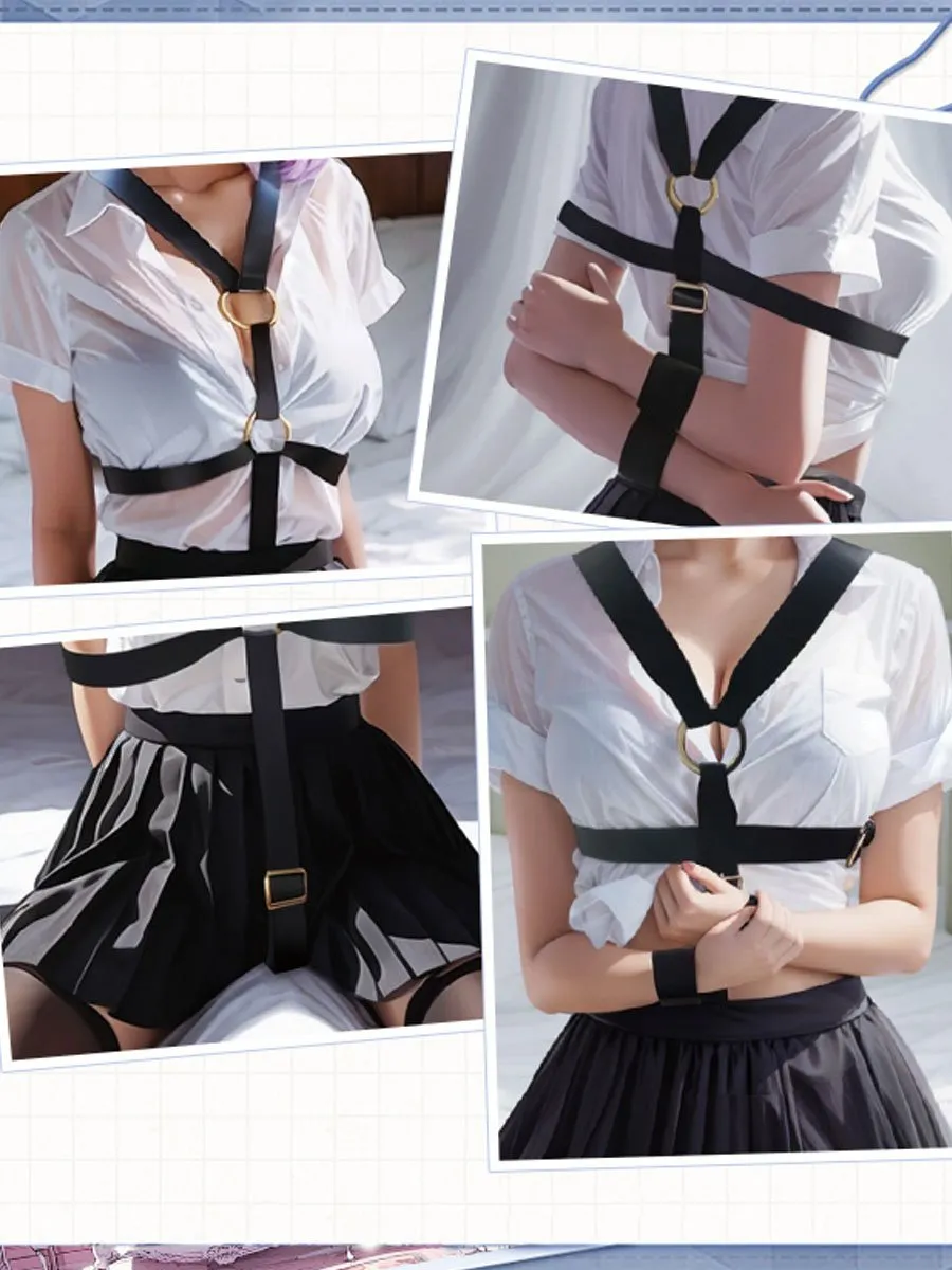 Adjustable Strappy One Piece Harness