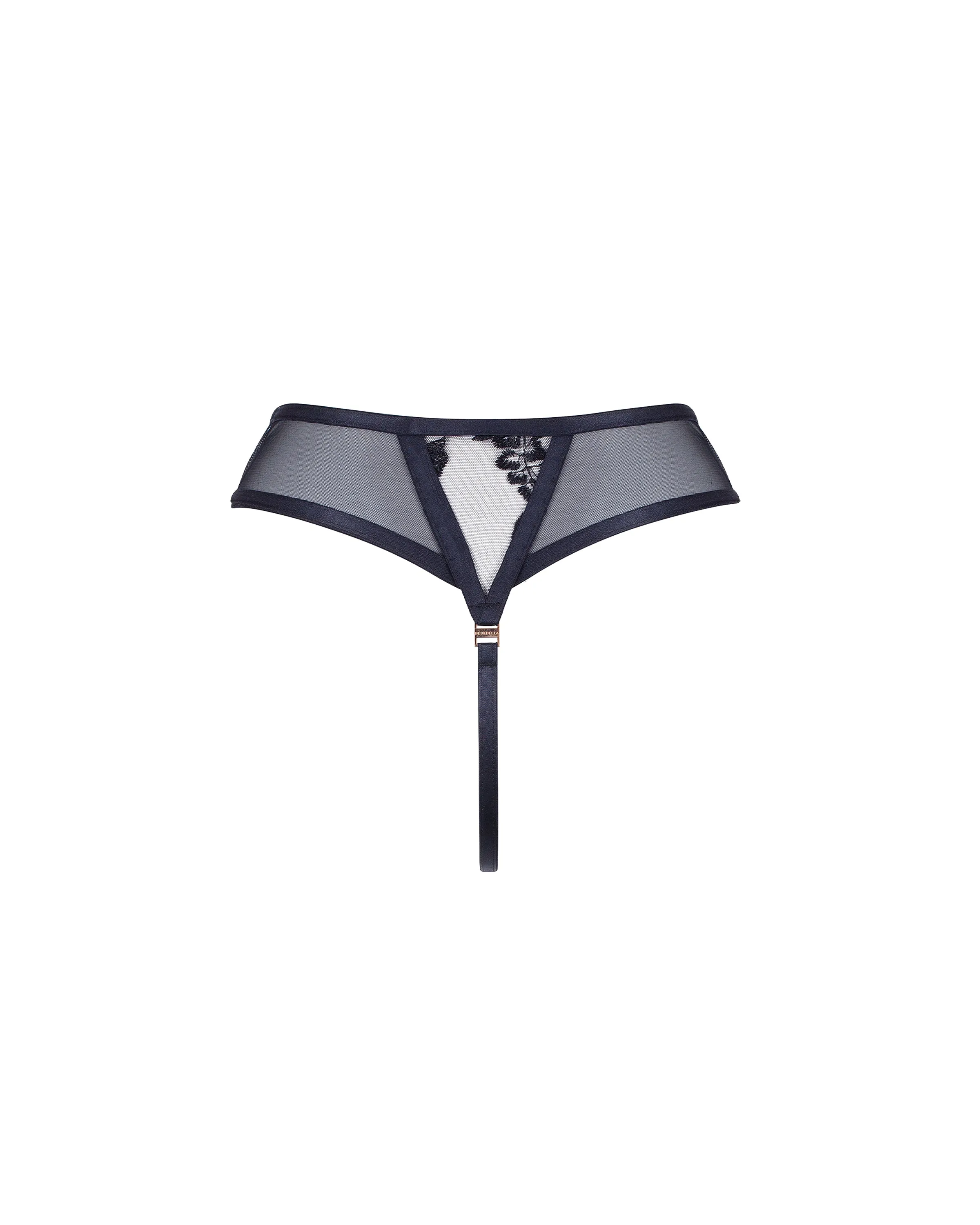Cassandra High-Waist Thong Black