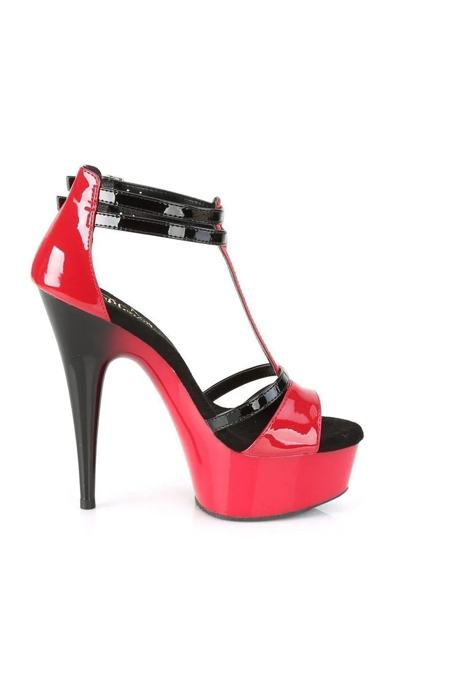 DELIGHT-663 Exotic Sandal | Red Patent
