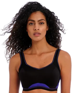 Freya Active AA4004 Electric Black Underwire Crop Sports Bra