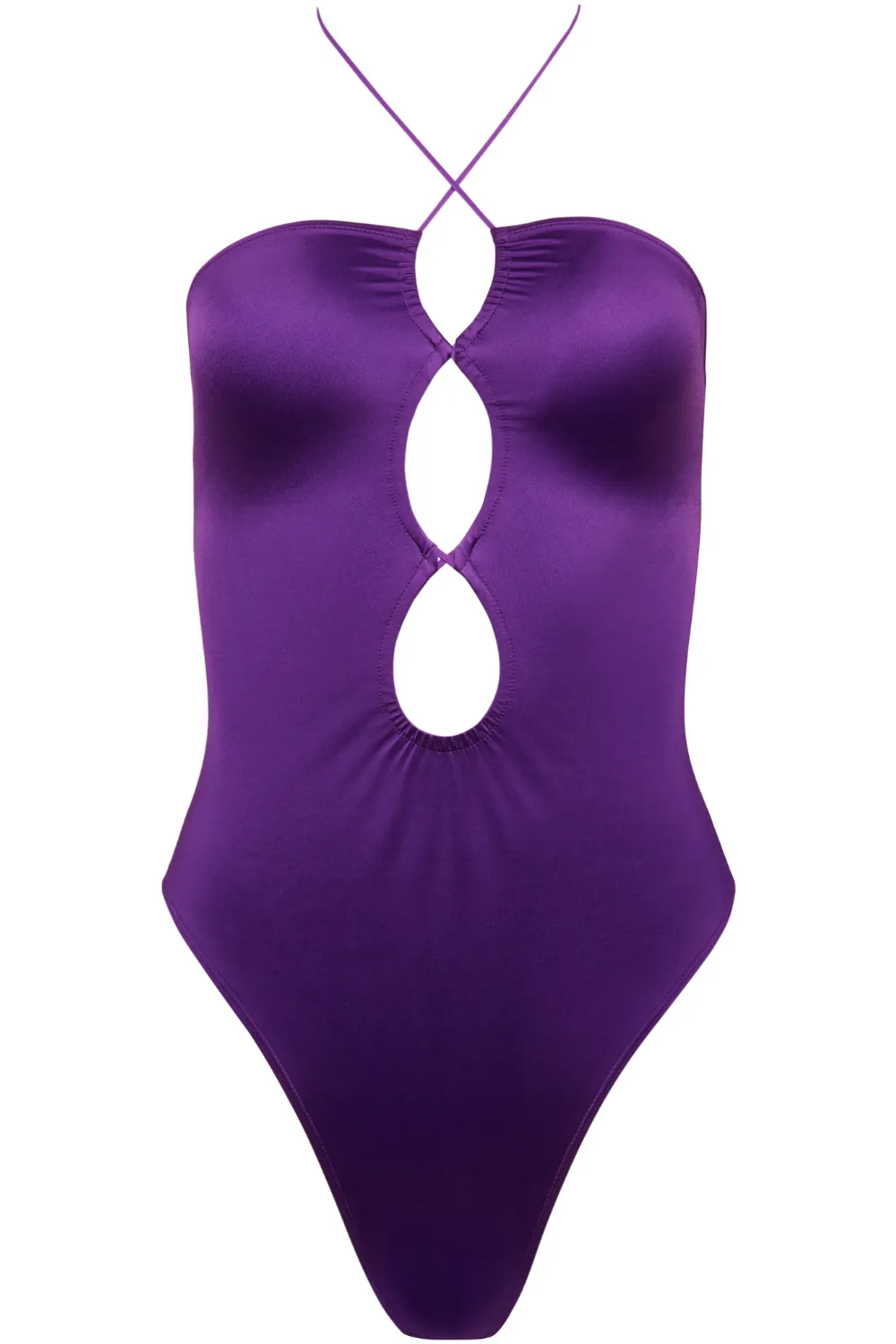 Glow Thong Swimsuit in Purple