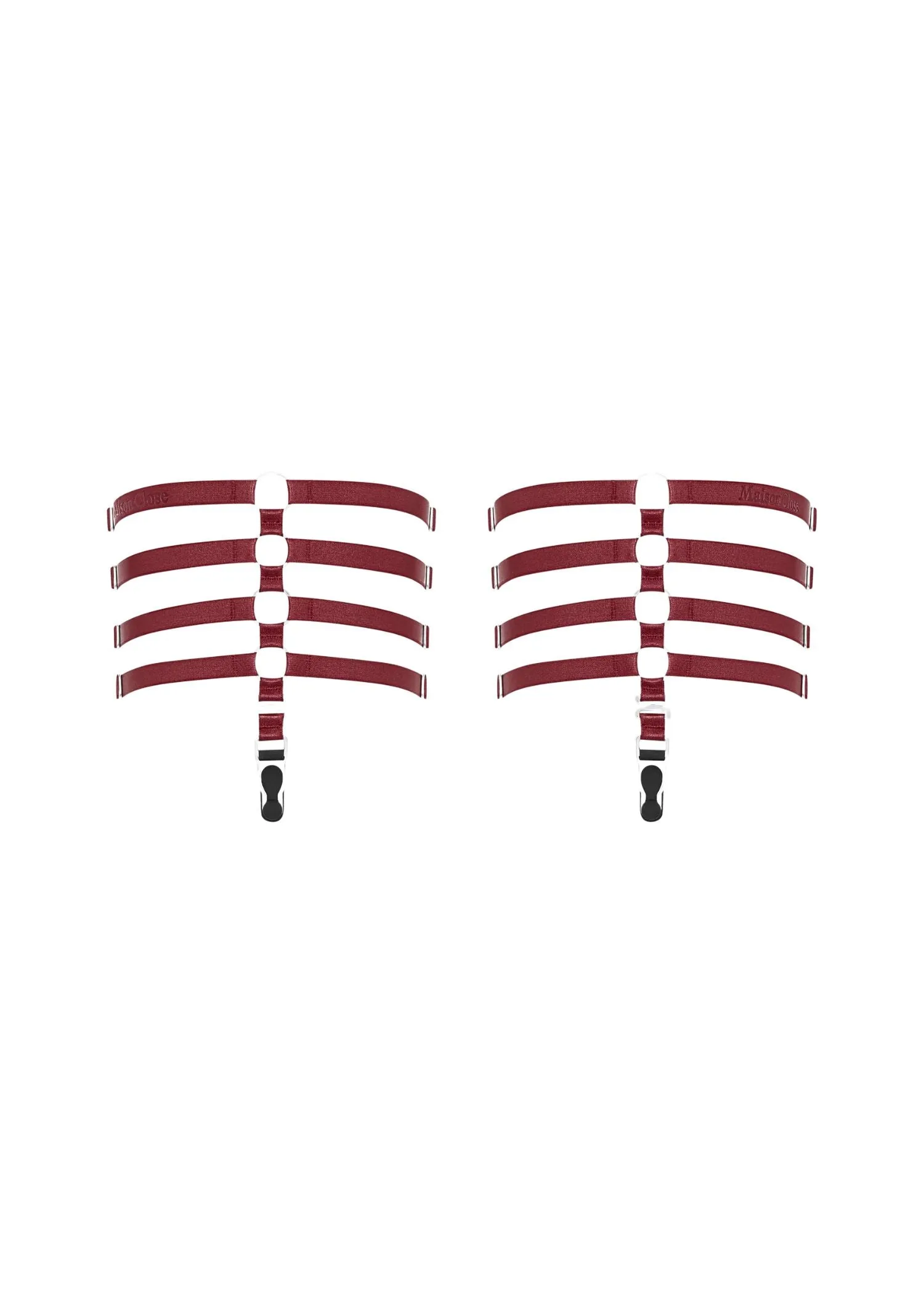 Les Fetiches Garters (Burgundy)