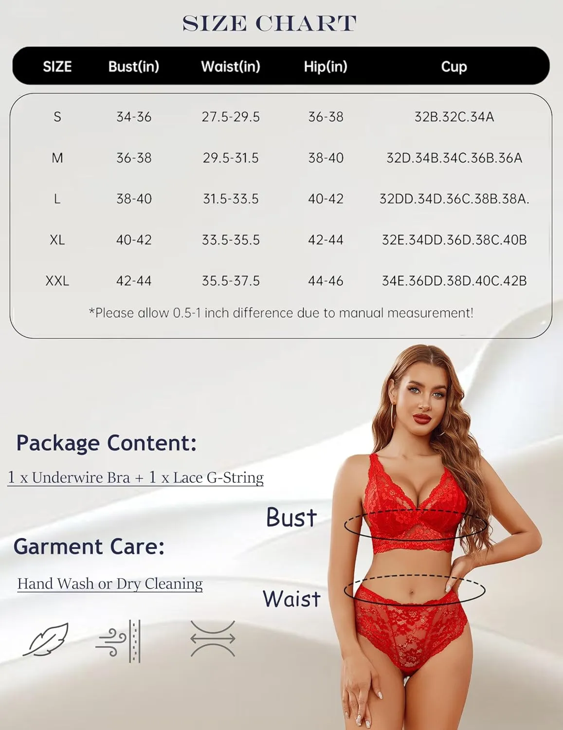 Lingerie Set Lace Bra and Panty Sets