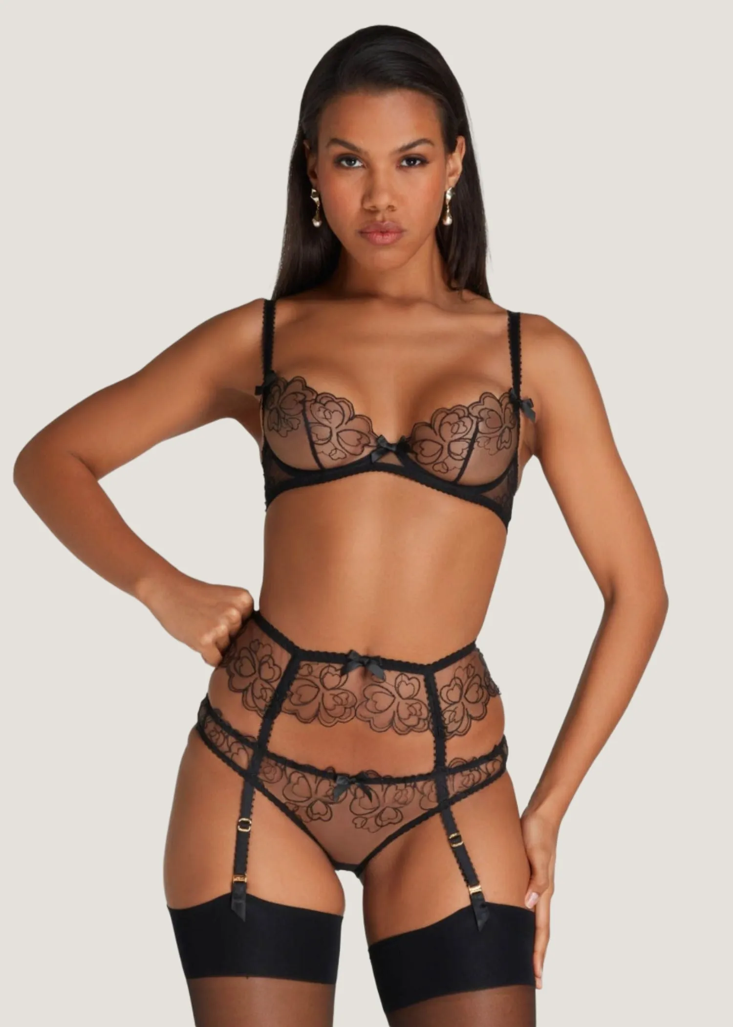 Maysie Suspender (Black)