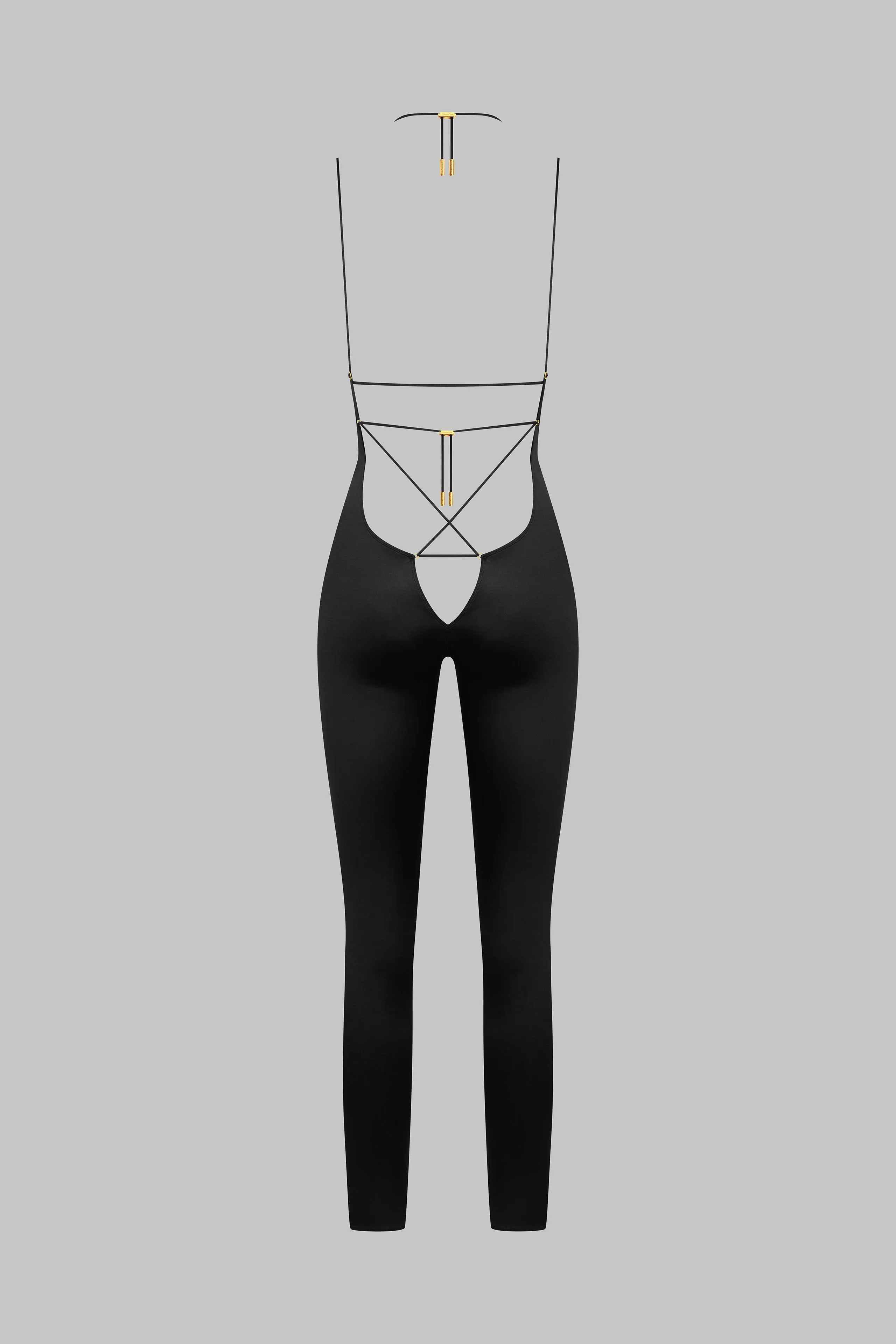 Open back strappy jumpsuit - French Kiss