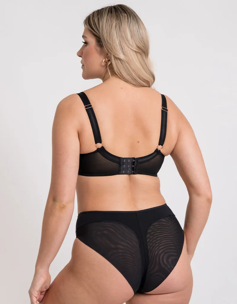 Scantilly Swerve High Waist Brief Black