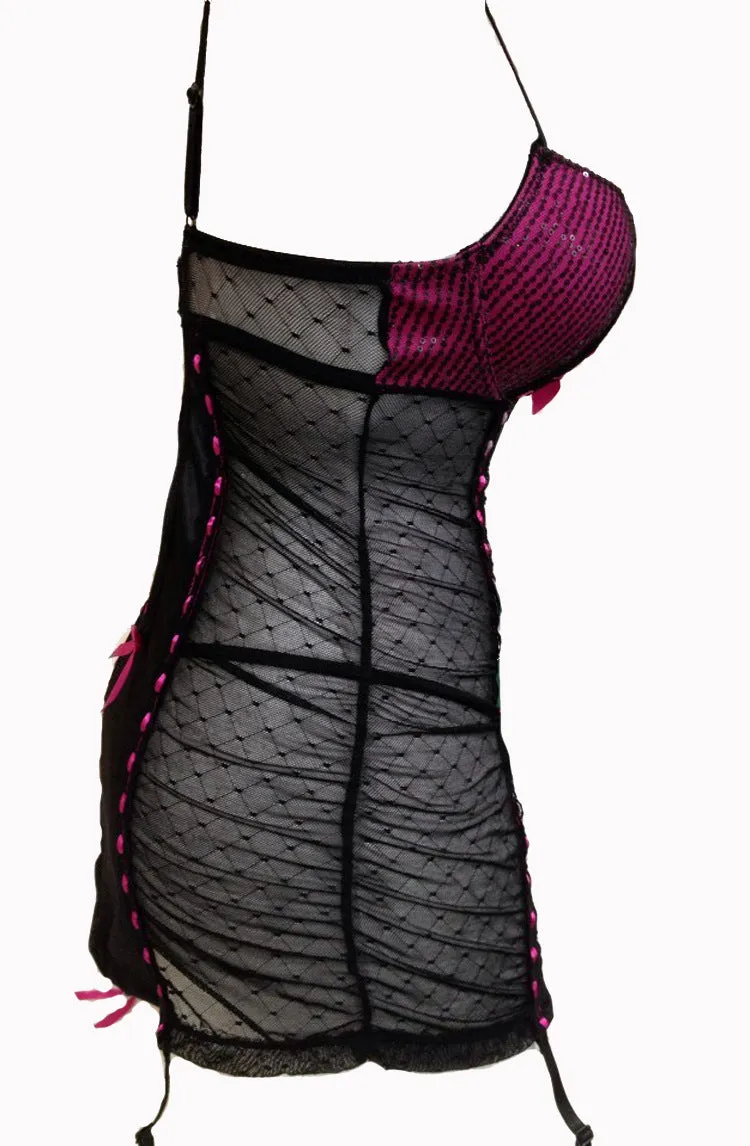 Sexy Body Sculpting Lingerie Ladies Suspenders Sexy Pajamas