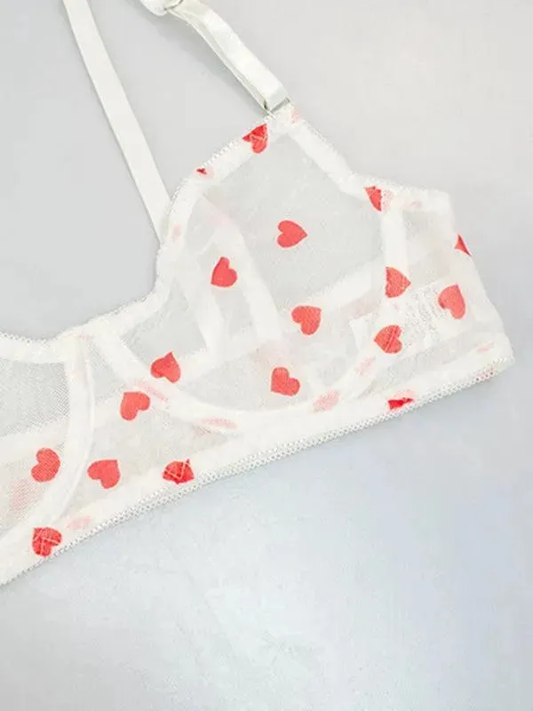 Sexy Love Mesh Sexy Underwear Set