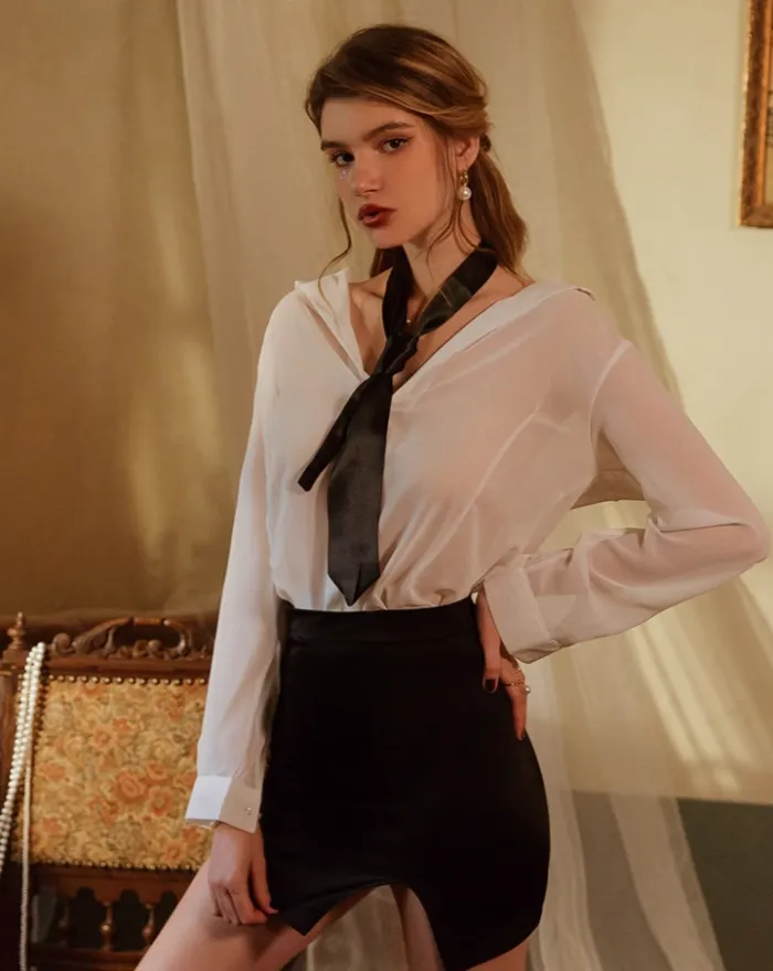 Sexy Secretary Costume Lingerie