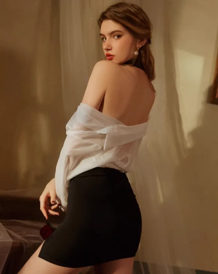 Sexy Secretary Costume Lingerie