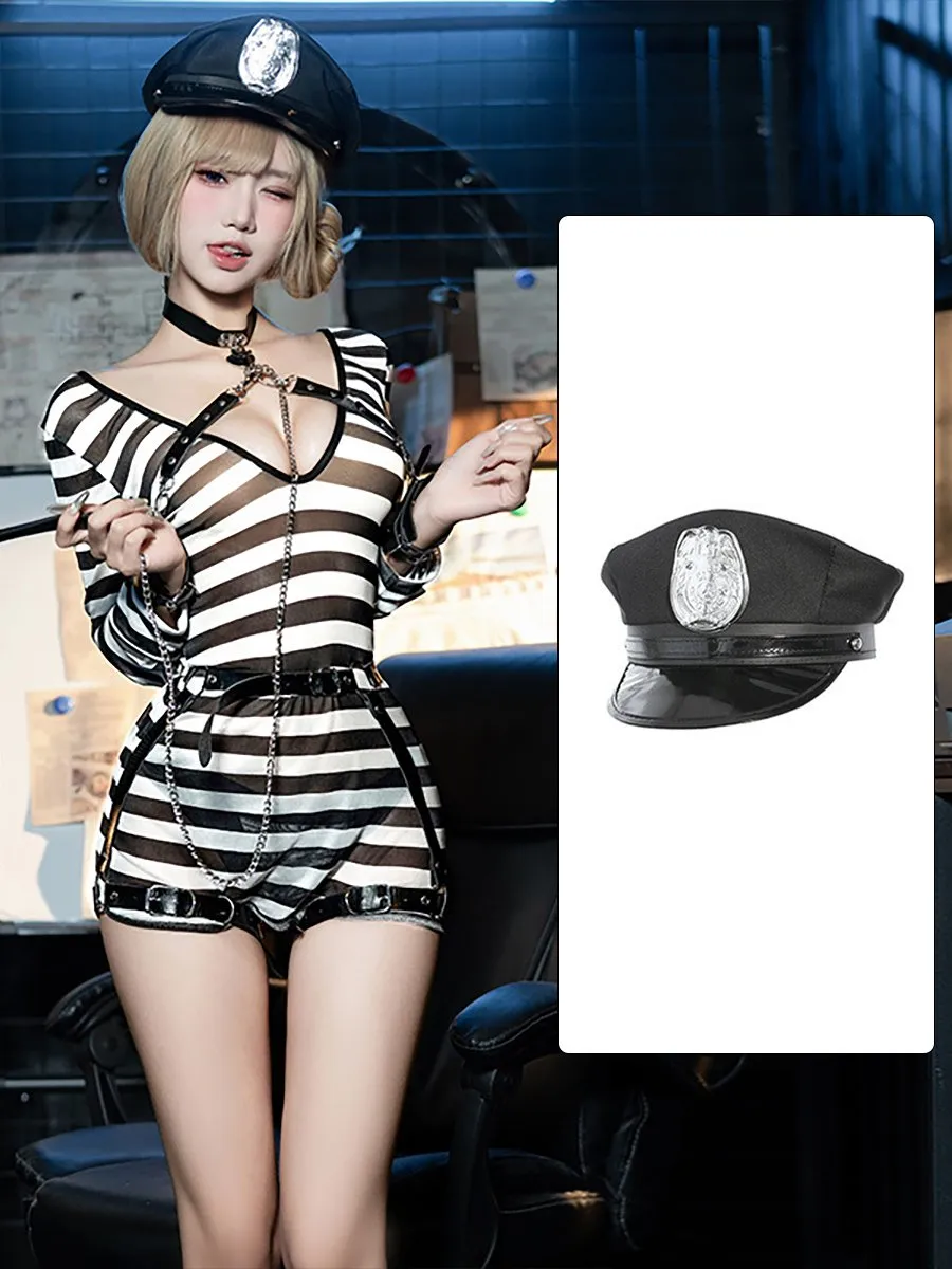 Sexy Striped Prisoner Costume