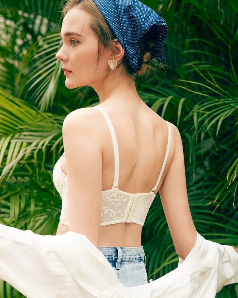 Wireless Floral Adjustable Bra and Panty Set